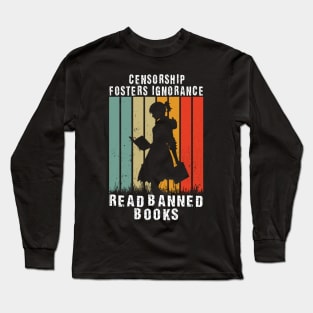 Banned books vintage Long Sleeve T-Shirt